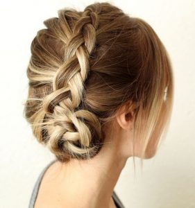 15 Stunning French Braid Buns for Women – HairstyleCamp