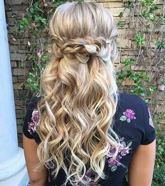 waterfall braided Formal Hairstyles