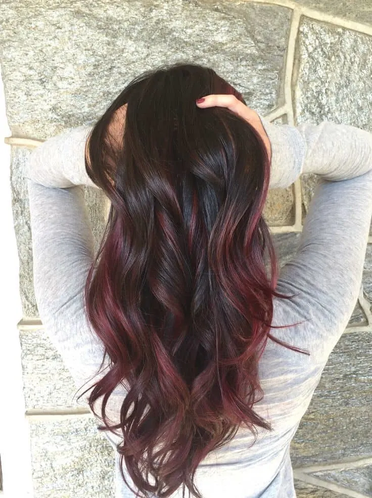 Red Hair Highlights