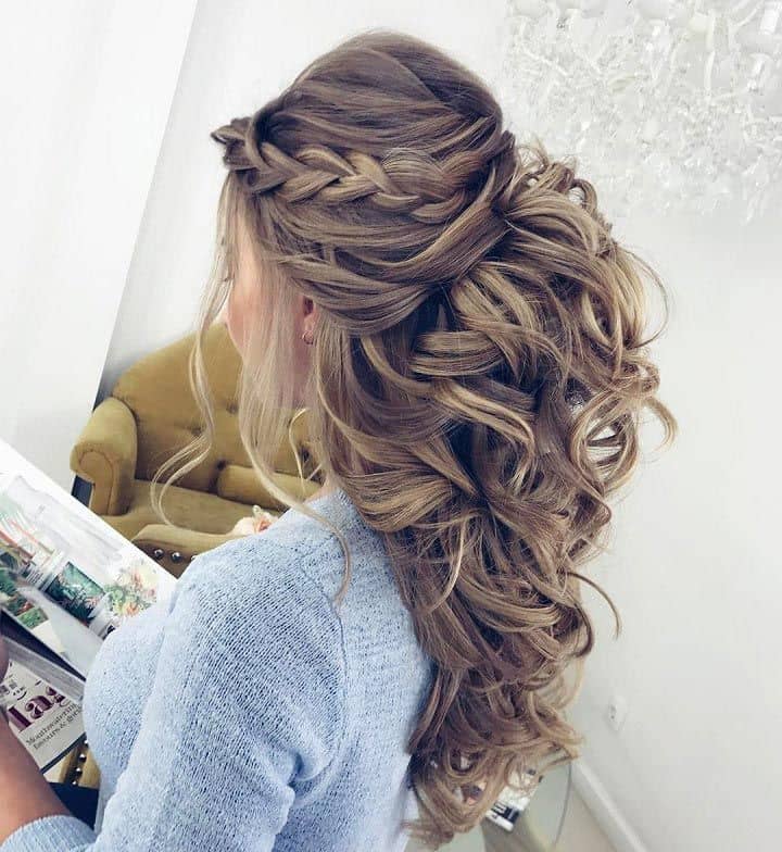 Sweet Side Braids with Curls hair you love 