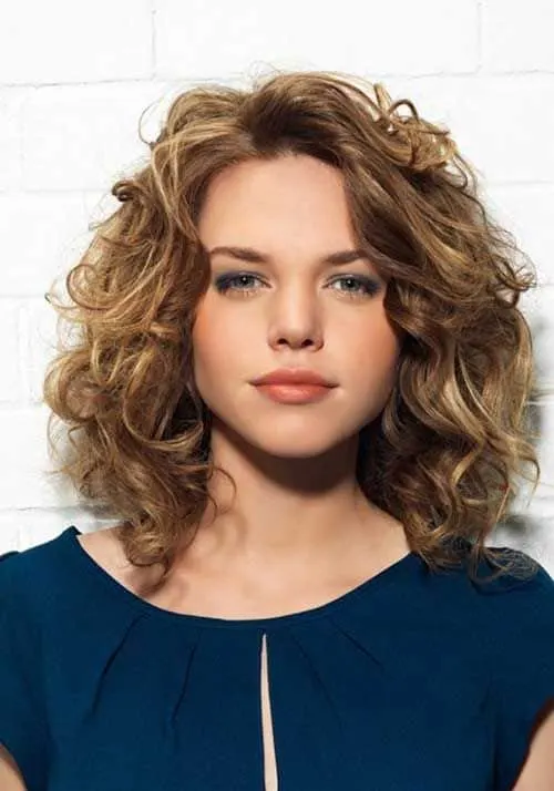 Layered Curly with Wave Hairstyle