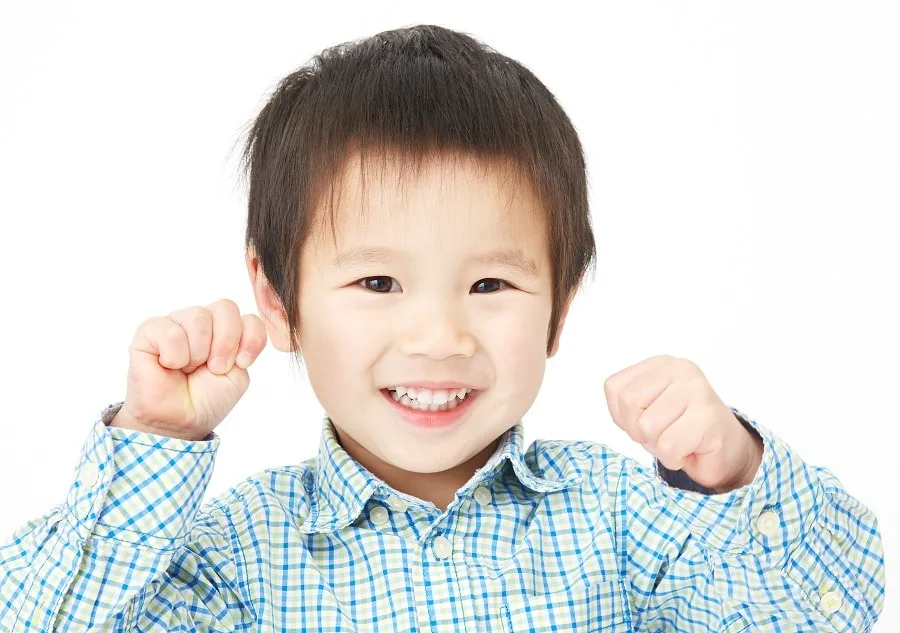 3 year old Asian boy haircut