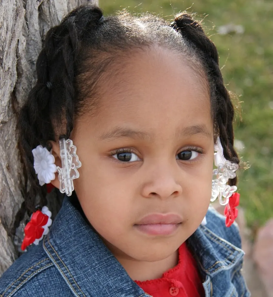 3 year old black girl hairstyle