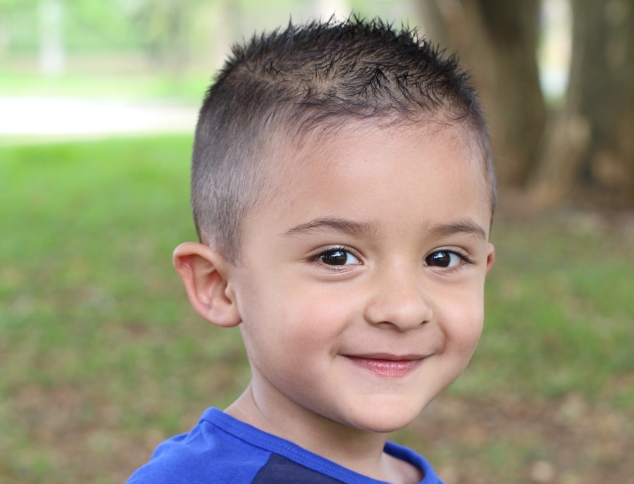 Image of Buzz Cut haircut for 3 year old boy