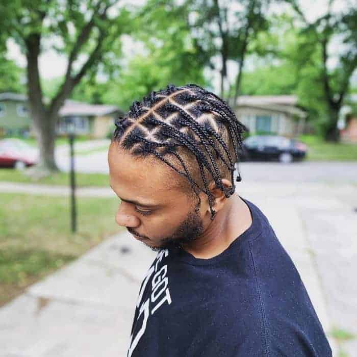 Small Braids For Men 