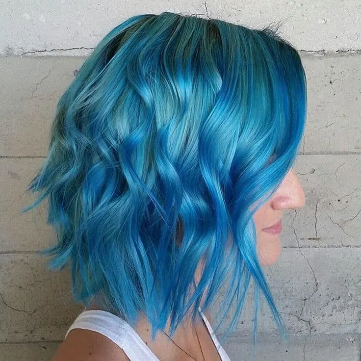 Wild Color Short Choppy Hairstyle for women