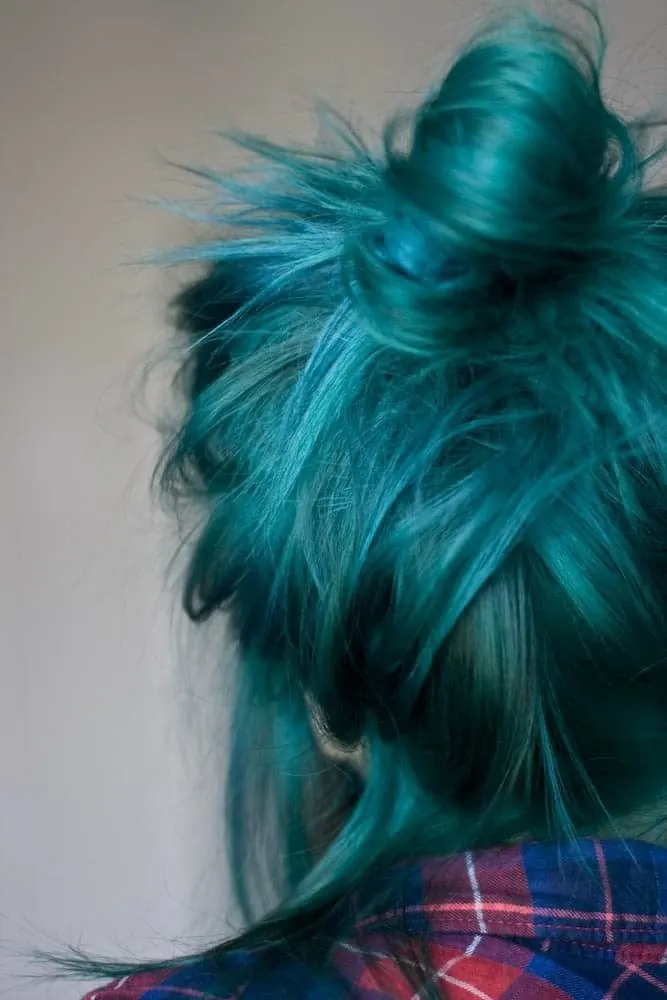 Classic Teal Hair Color for girl