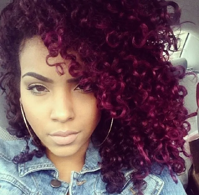  curly hair color