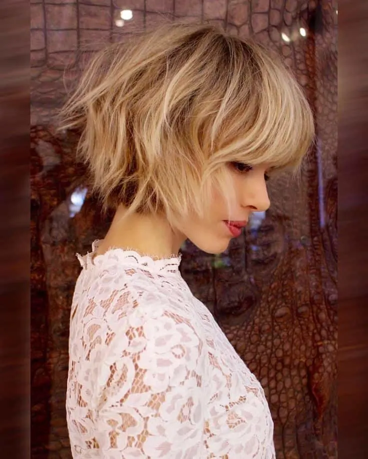 Short Choppy Layered Hairstyle