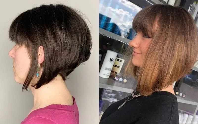 Inverted Bob with Bangs 