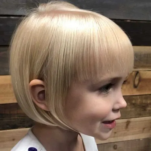 Cute Bob with Bangs for little girls