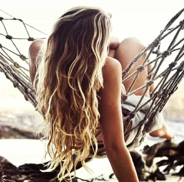 natural Beach Waves Long Hair for girl