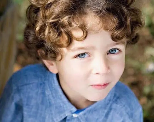 curly hairstyle for 5 year old boy
