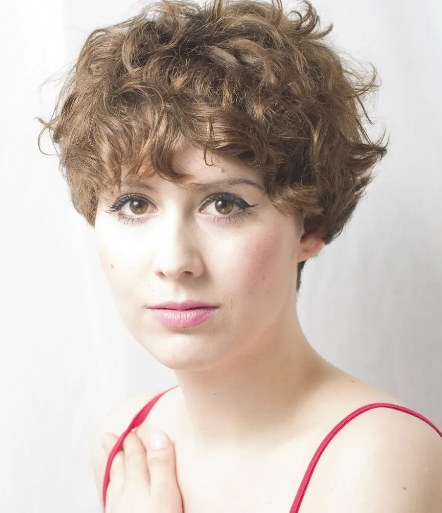 50s curly pixie