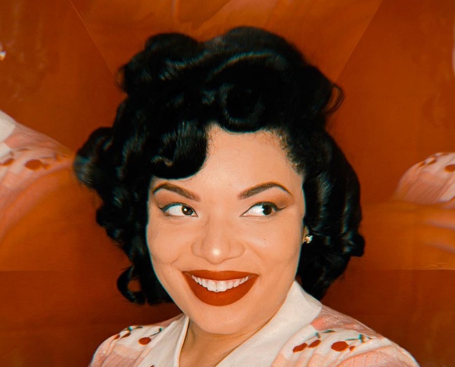 short black hairstyle from 50s