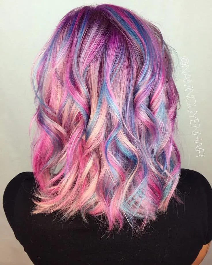  Pastel Multicolored Hairstyles you love