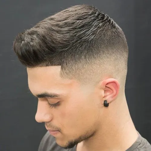Spiky Long fade haircuts