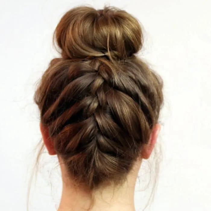 15 Stunning French Braid Buns for Women – HairstyleCamp