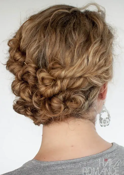 Stunning twists curly updos hairstyle