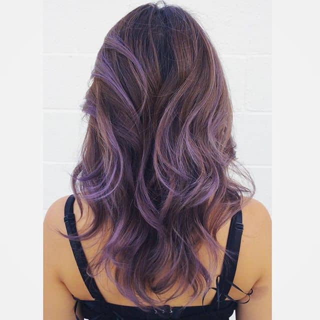 33 Amazing Purple Balayage Hair Color Looks of 2023