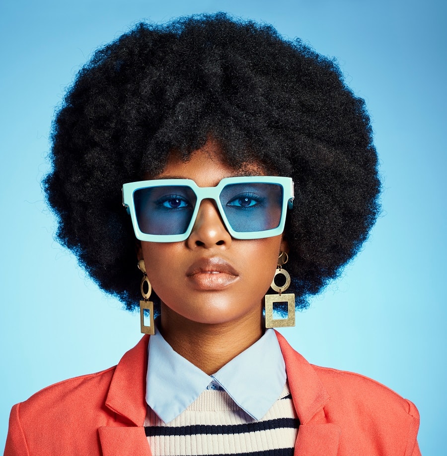 60s afro hairstyle