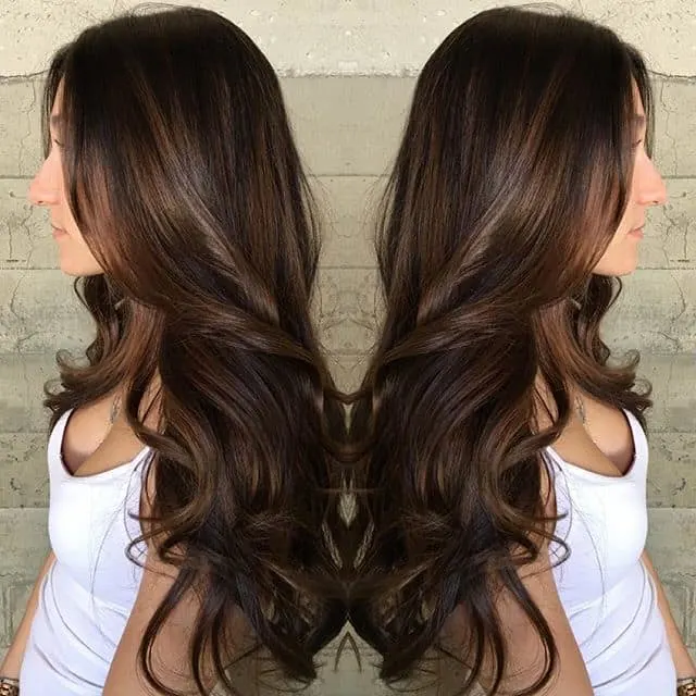 32 Stunning Long Dark Brown Hairstyles