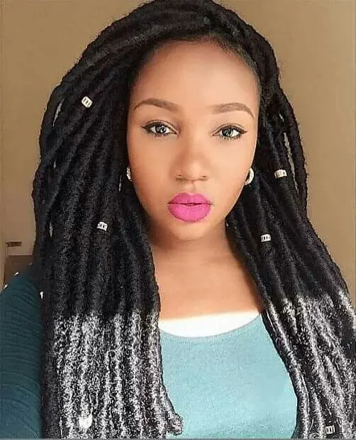 Faux Locs Braids For Black Hair