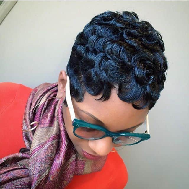 Finger Wave Hairstyles For Black Hair