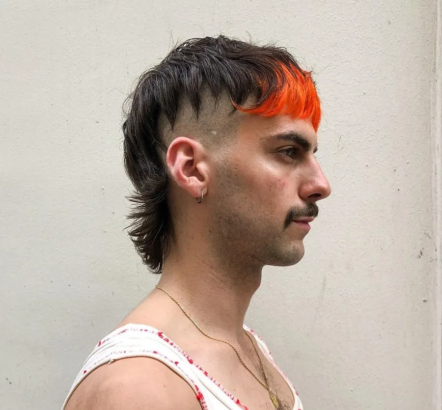 80s dyed hair for men