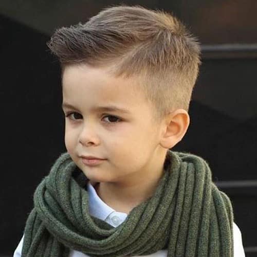 side swept haircut for 9 years old boy