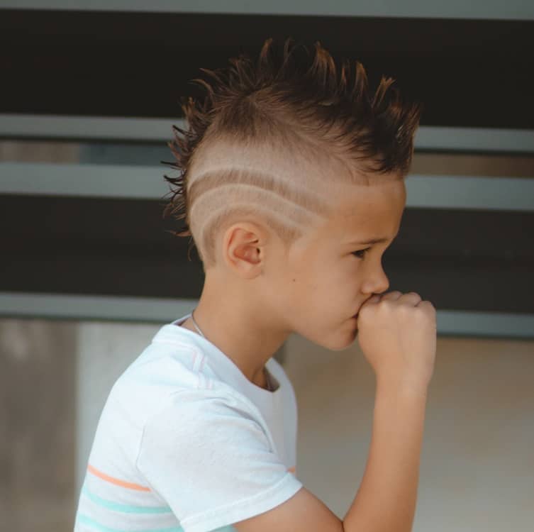 9 year old boy with mohawk