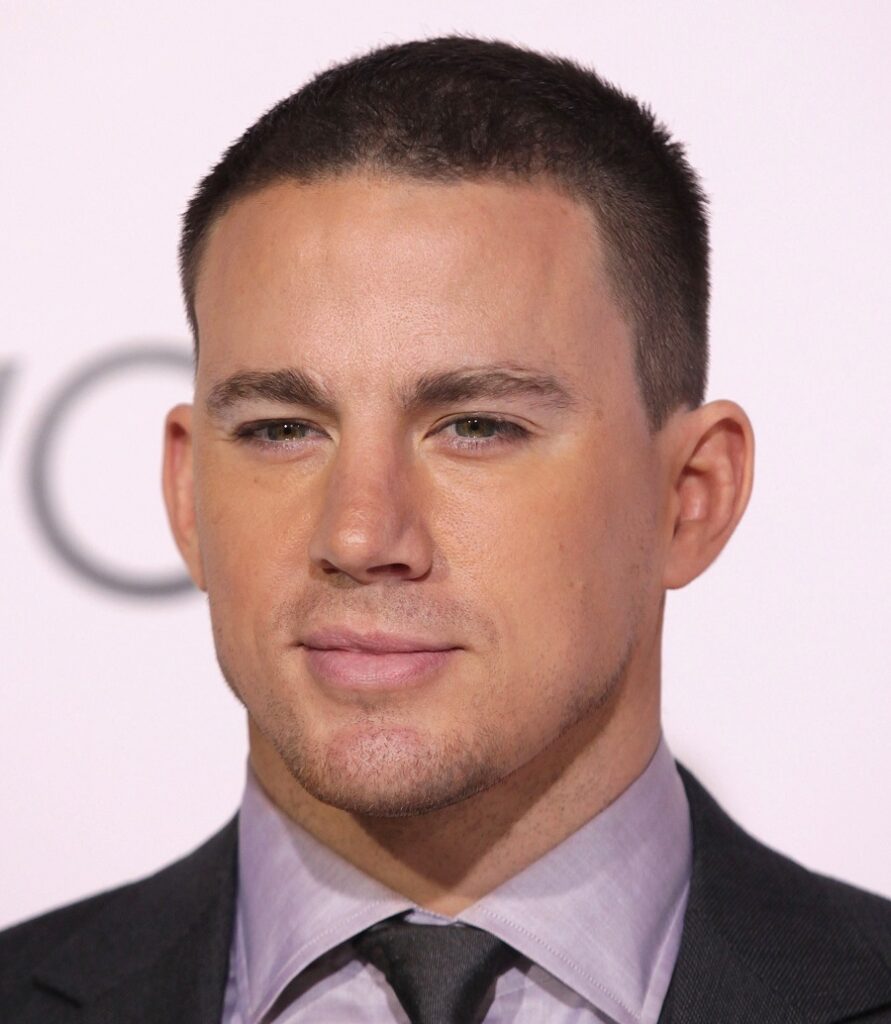 Actor Channing Tatum With Buzz Cut
