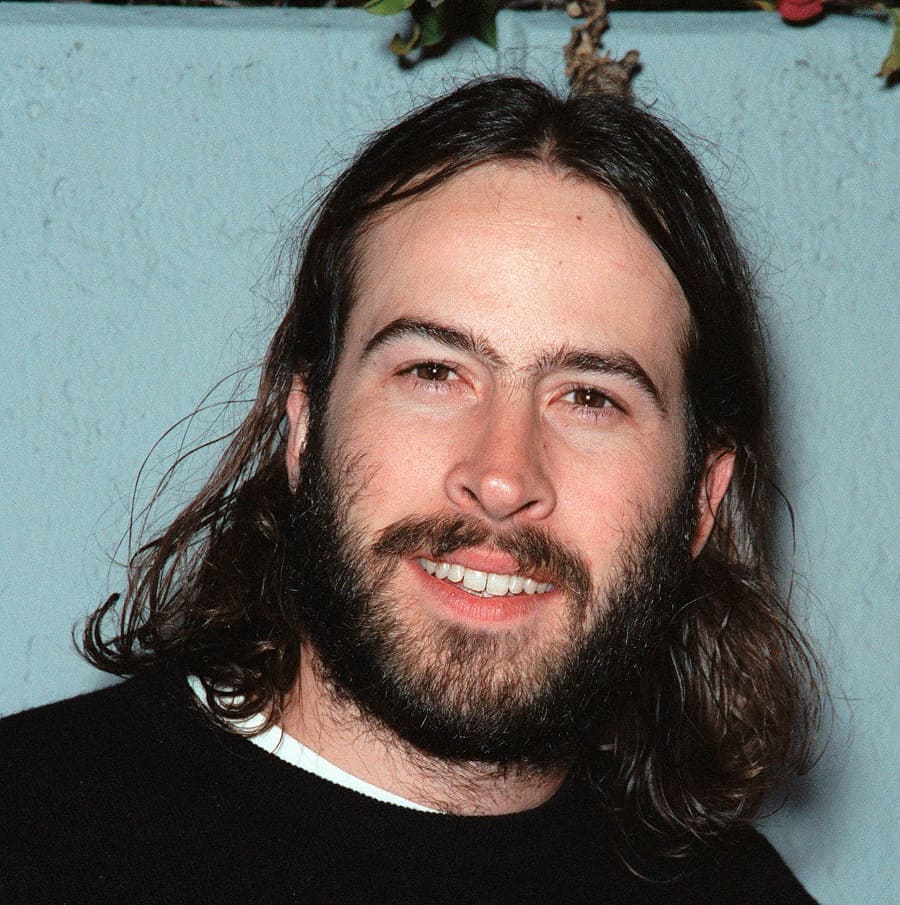 Actor Jason Lee with Long Hair