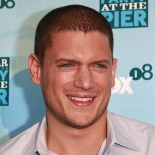 Actor Wentworth Miller With Buzz Cut
