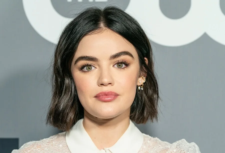 Actress Lucy Hale with Short Hair