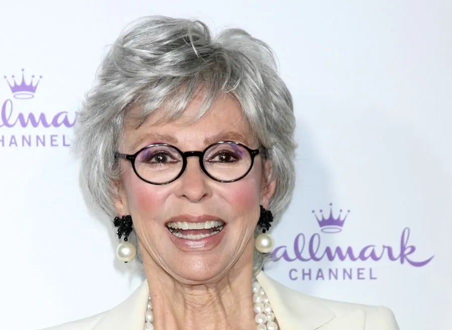 Actress Rita Moreno with Grey Hair