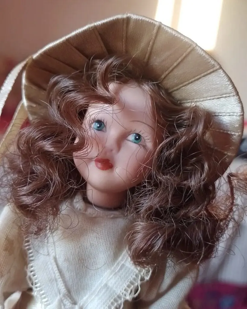 American girl doll with curly hair