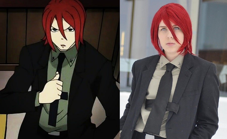 Anime Boy Spirit Albarn With Red Hair