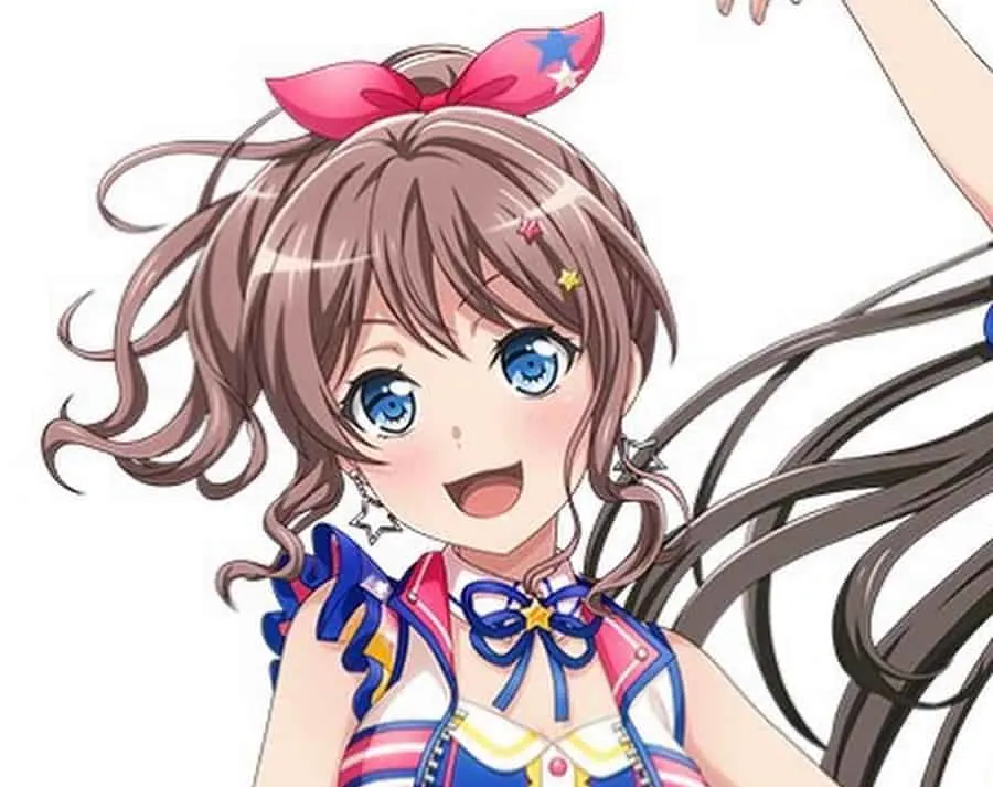 Anime Character Saaya Yamabuki With Curly Hair