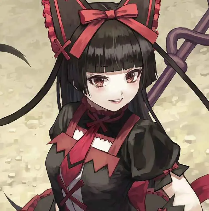 Anime Girl Characters with Black Hair - Rory Mercury