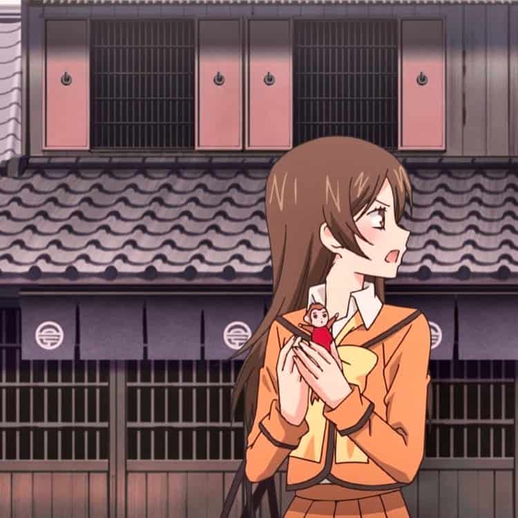 Anime Girl Momozono Nanami With Brown Hair