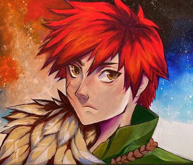 Anime Guy Characters with Red Hair - Apollo