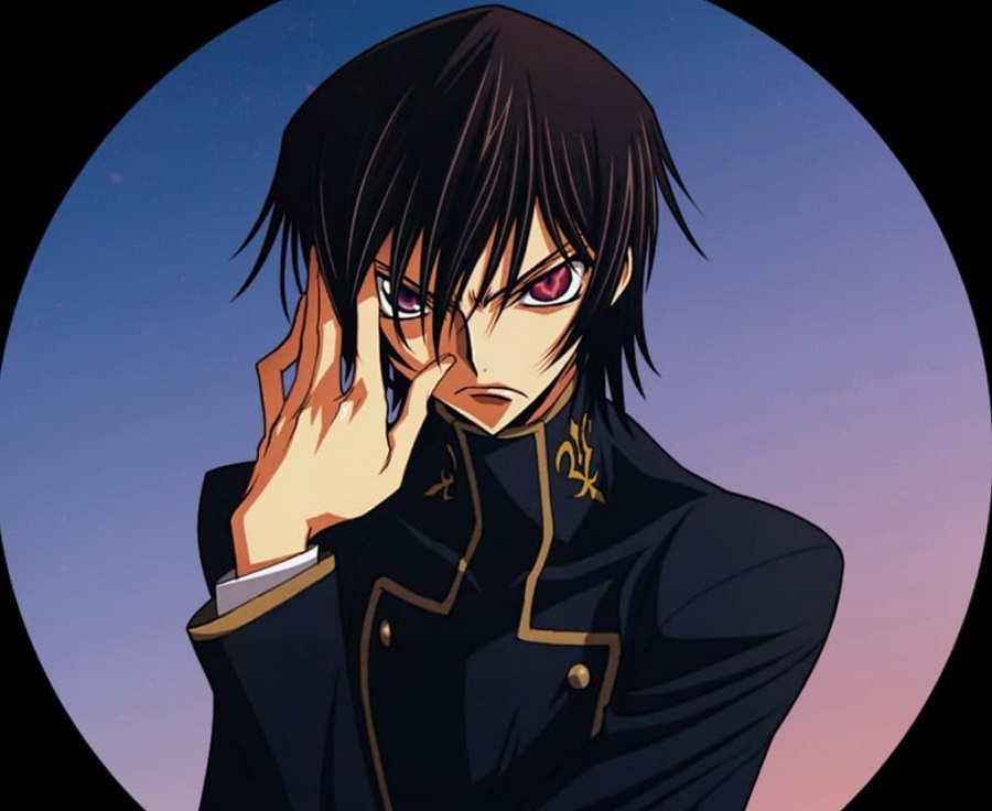 Anime Guy Lelouch Lamperouge With Black Hair