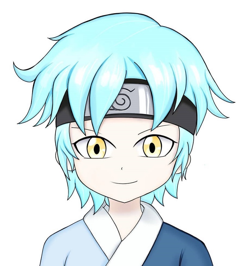Anime Guys with Blue Hair - Mitsuki