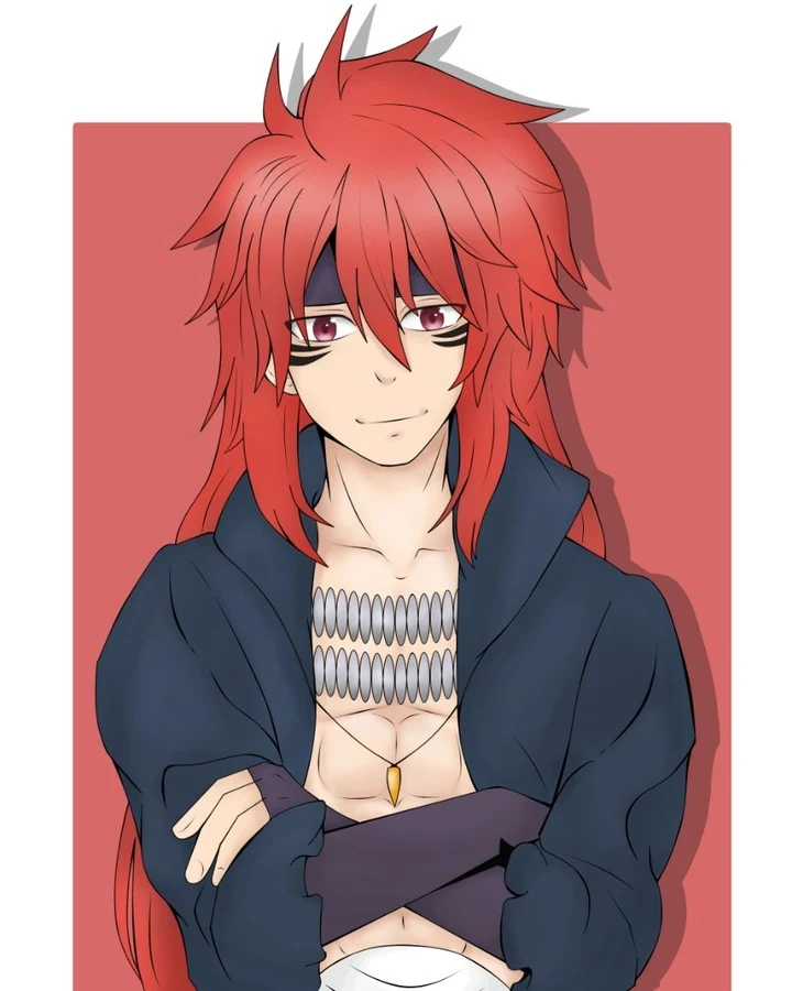 Anime Male Characters with Red Hair - Guy Crimson