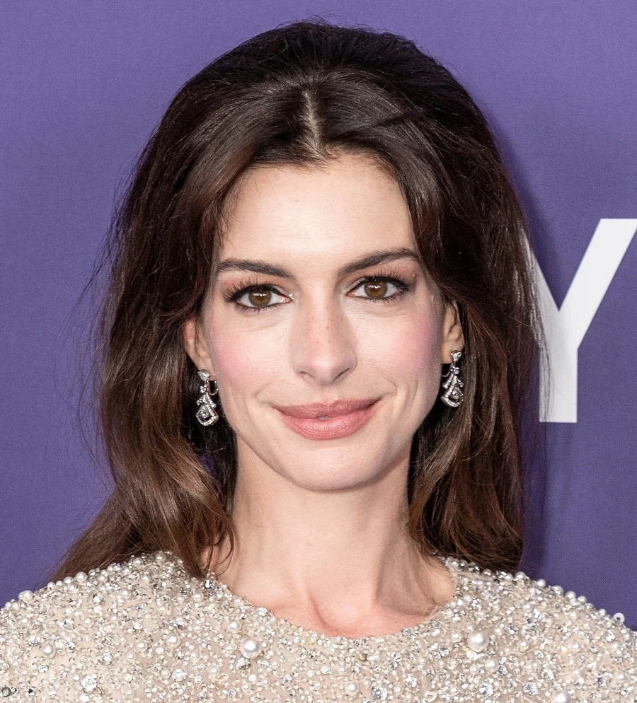Anne Hathaway Bouffant Hairstyle