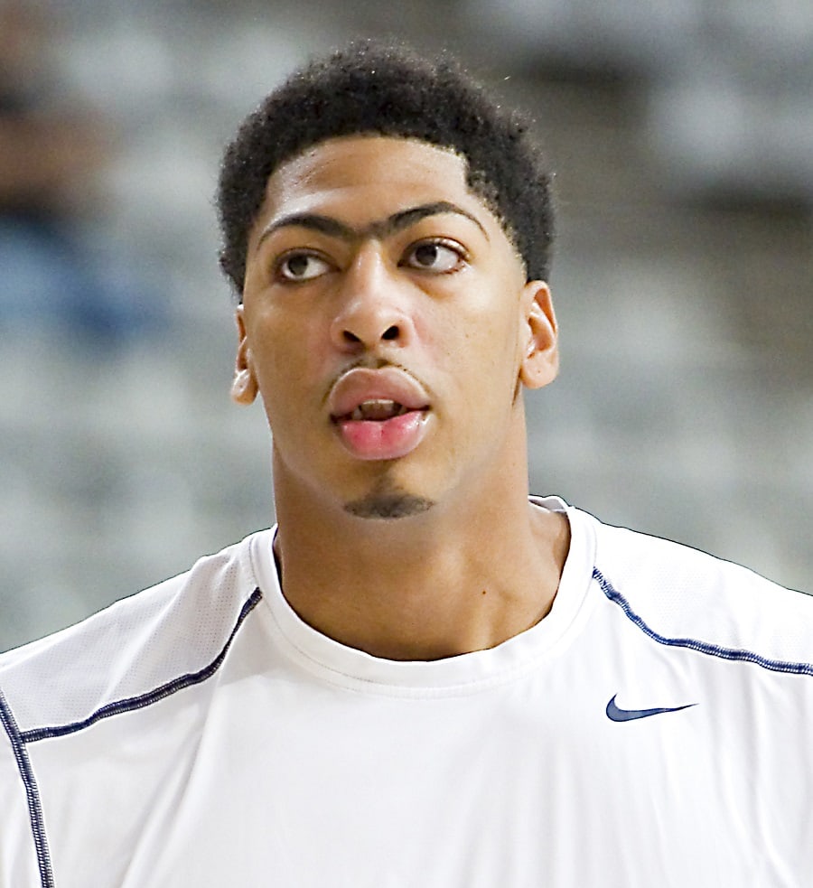 Anthony Davis Haircut With Unibrow