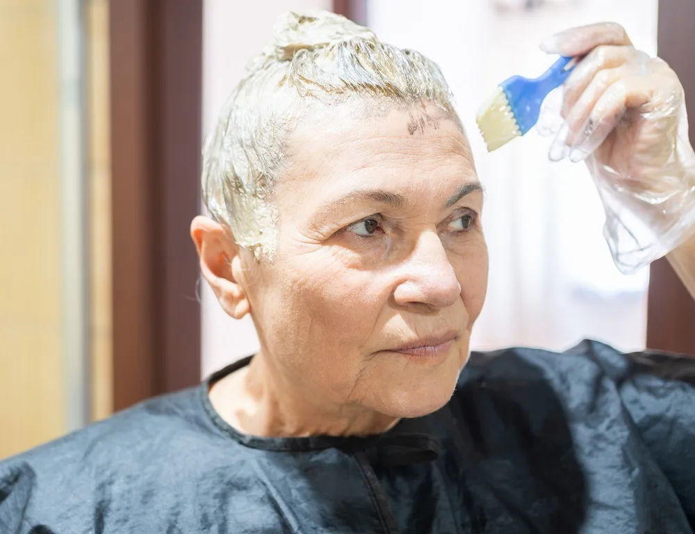 Apply Dye to Fully Saturate Resistant Gray Hair
