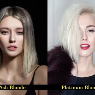 Ash Blonde Hair Color vs Platinum Blonde Hair Color