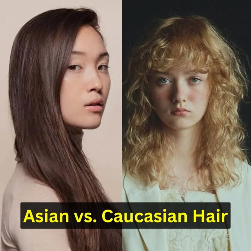 Key Differences between Asian vs. Caucasian Hair